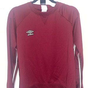 Umbro Burgandy Long Sleeve